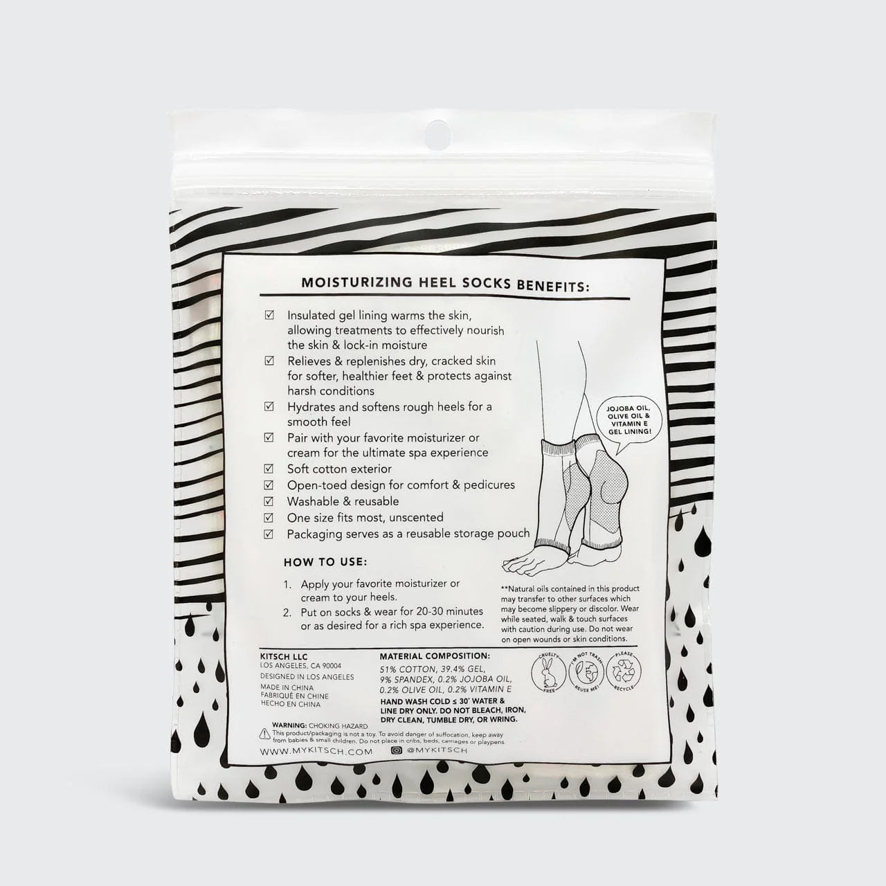 Moisterizing Heel Socks