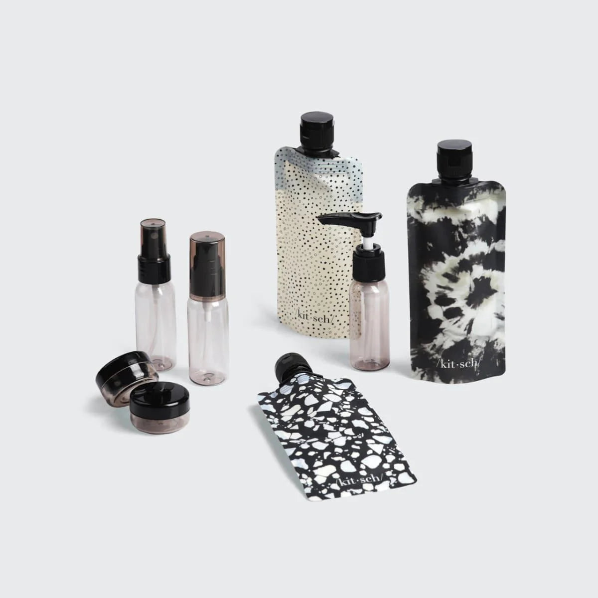 Travel Bottle Set - Black