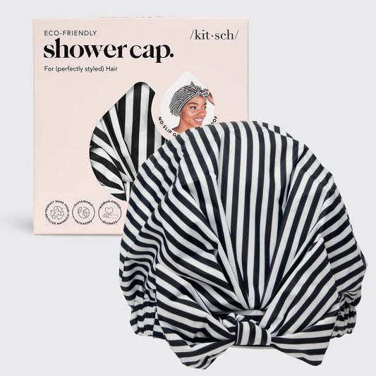 Stripped Shower Cap