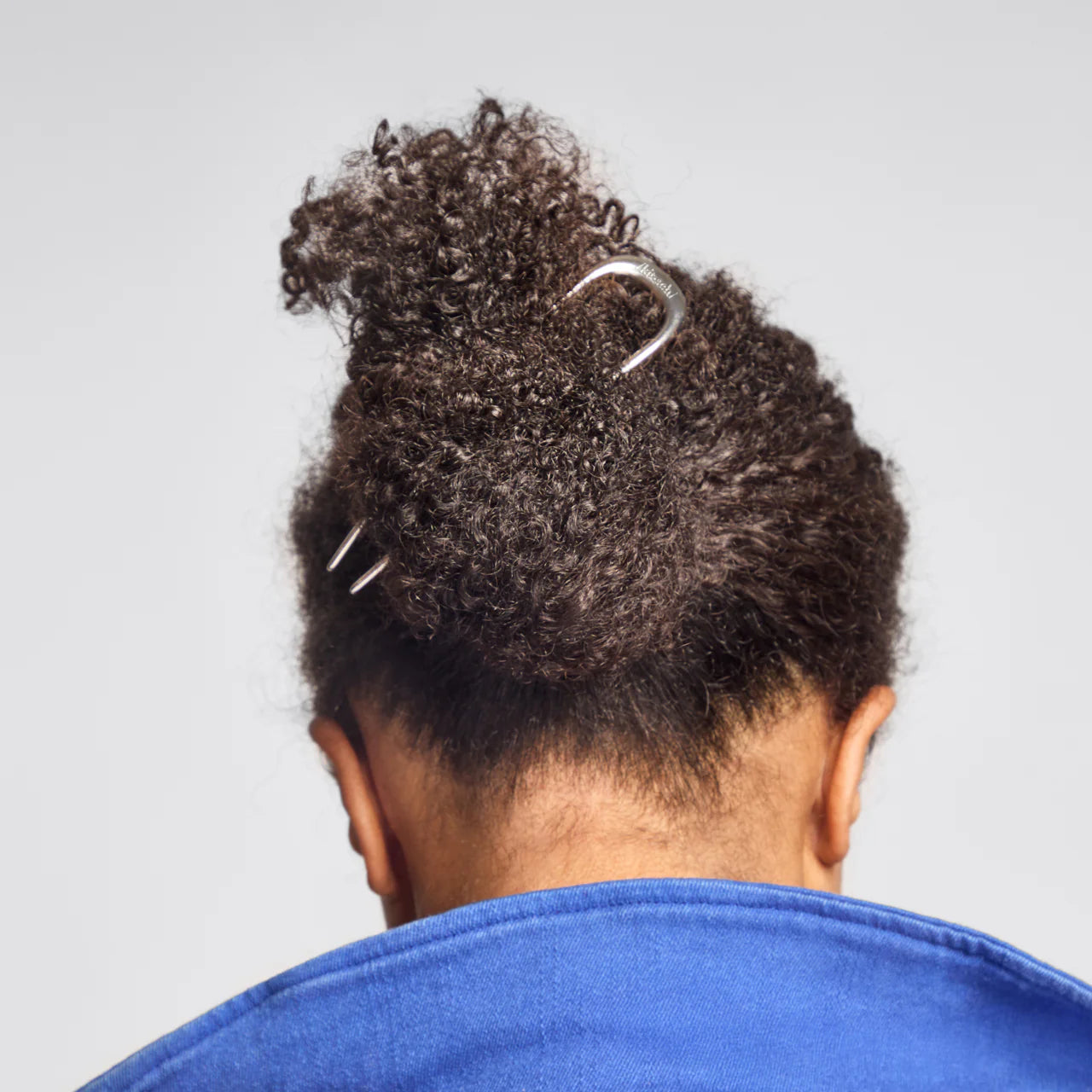 Silver Metal French Hair Pin