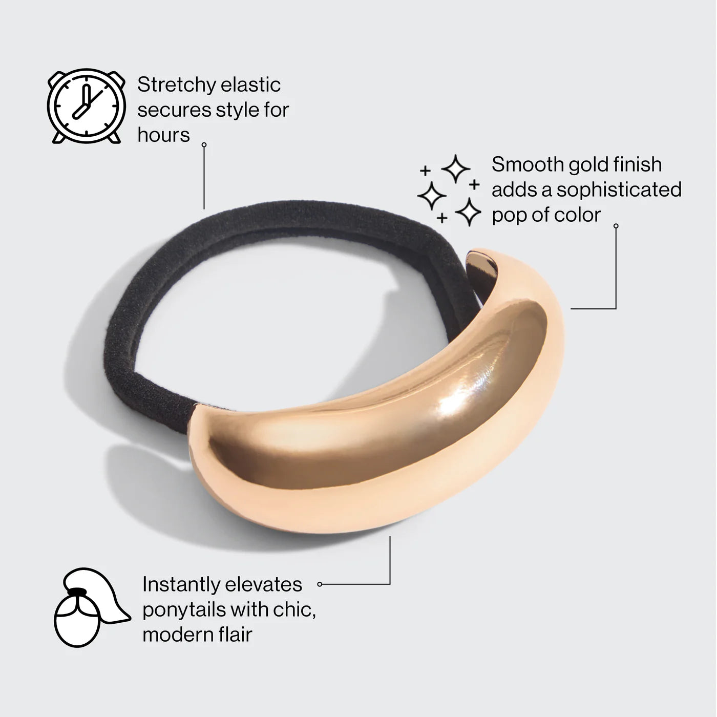 Gold Metal Cloud Cuff