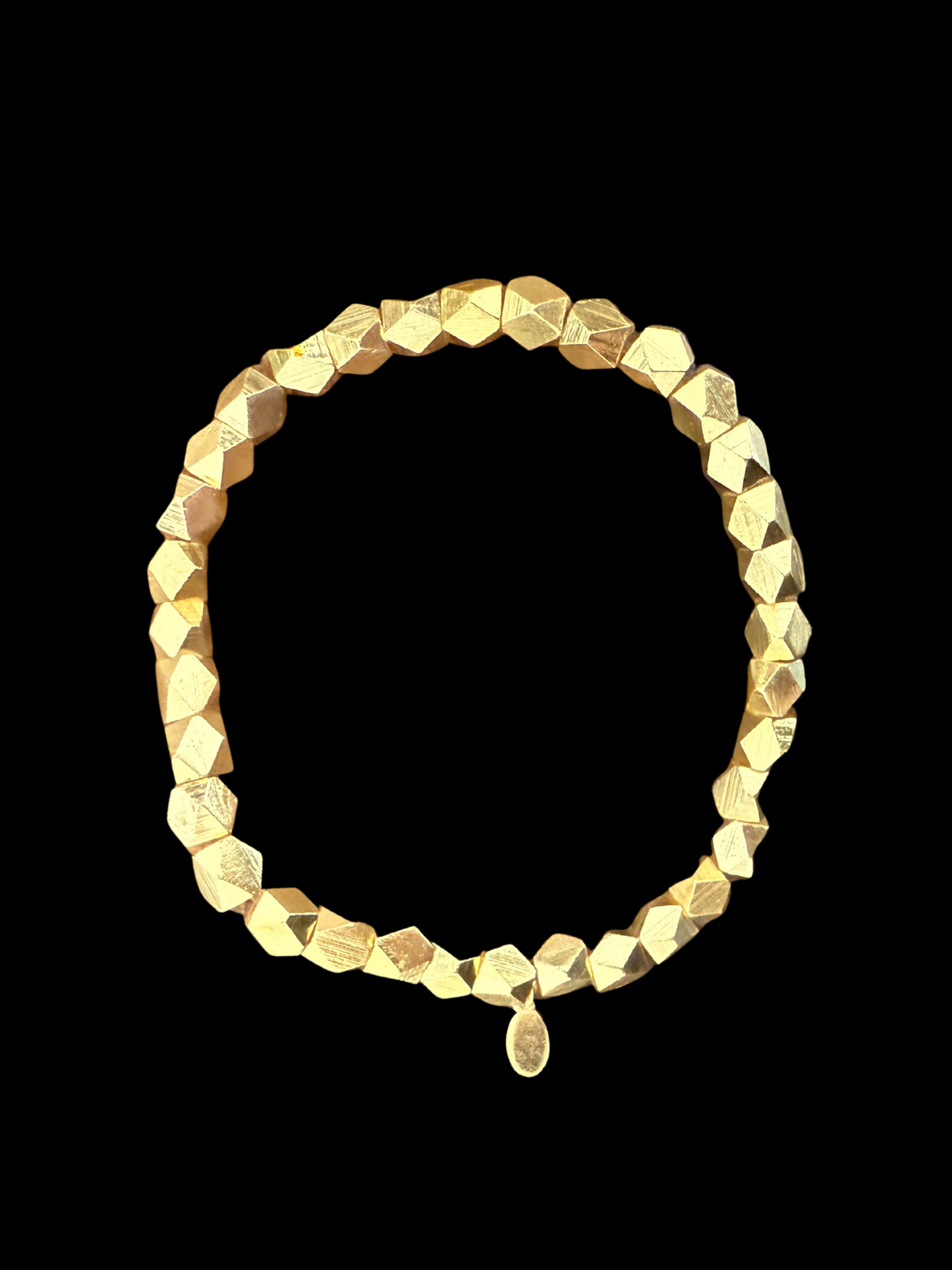 Etched Gold Bracelet