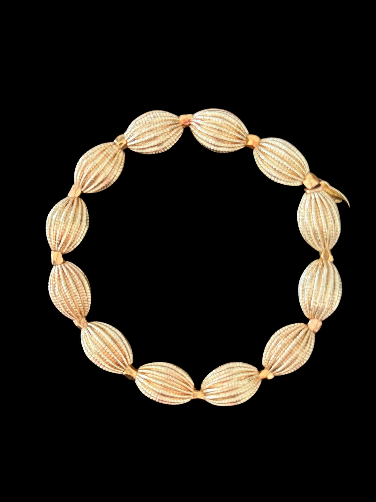 BRAIDED BRASS BRACELET