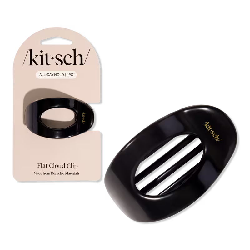 Black Flat Cloud Clip
