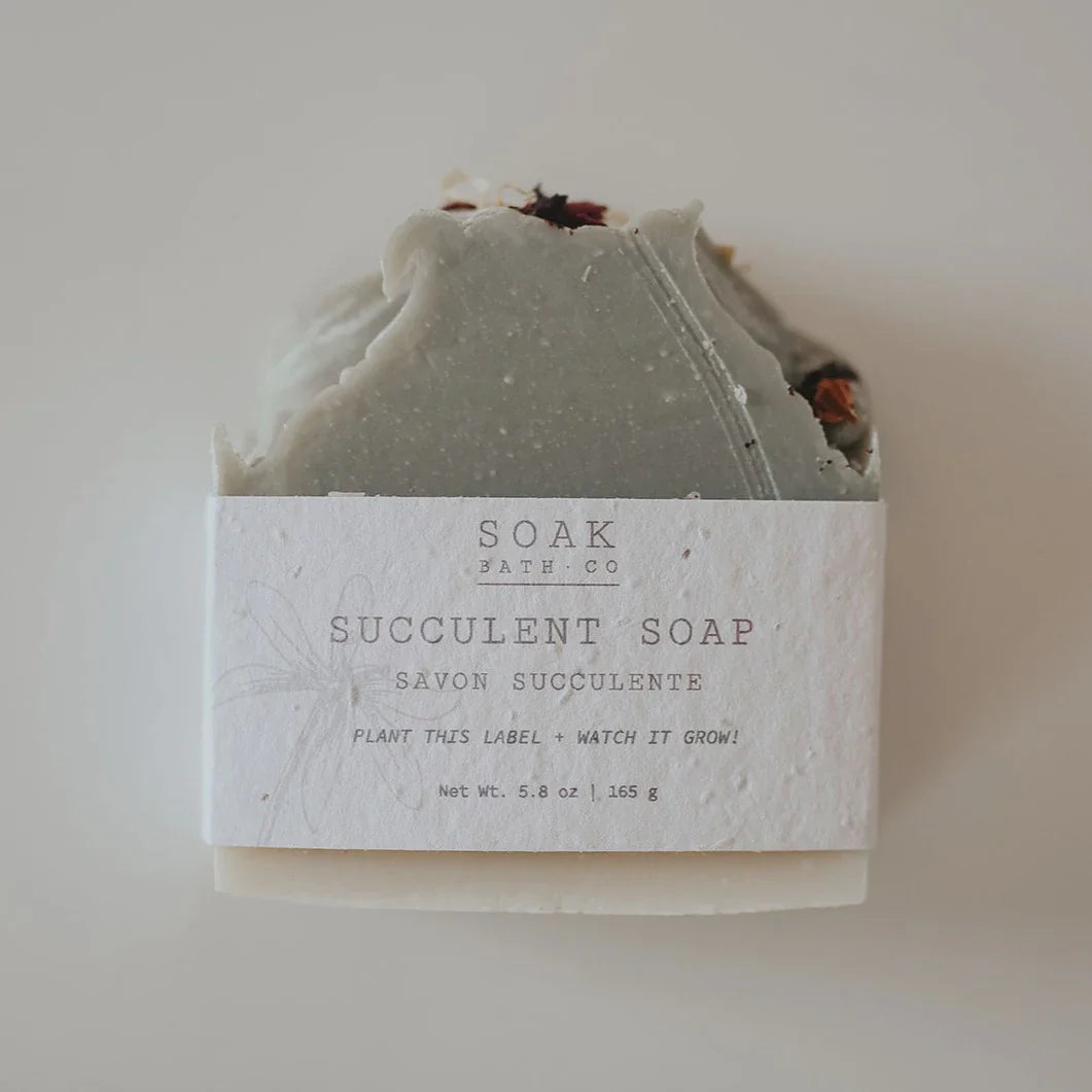 Succlent Soap Bar